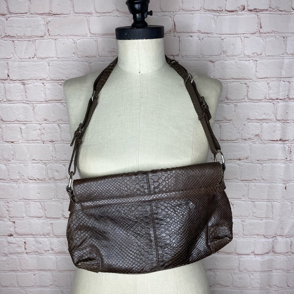 Vintage Leather Takashimaya Bag NYC - Picture 2 of 4